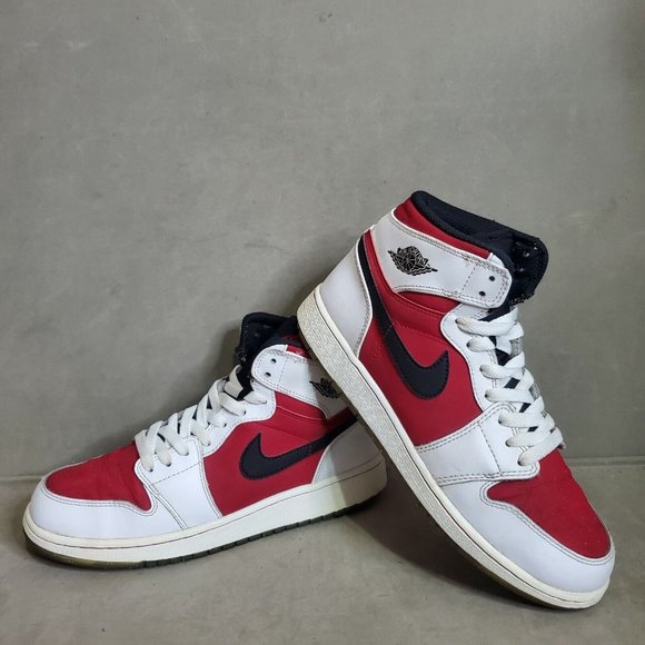 Nike Air Jordan 1 Retro OG BG Carmine 2014 Size 6.5Y  575441 123 Red White - Picture 3 of 12